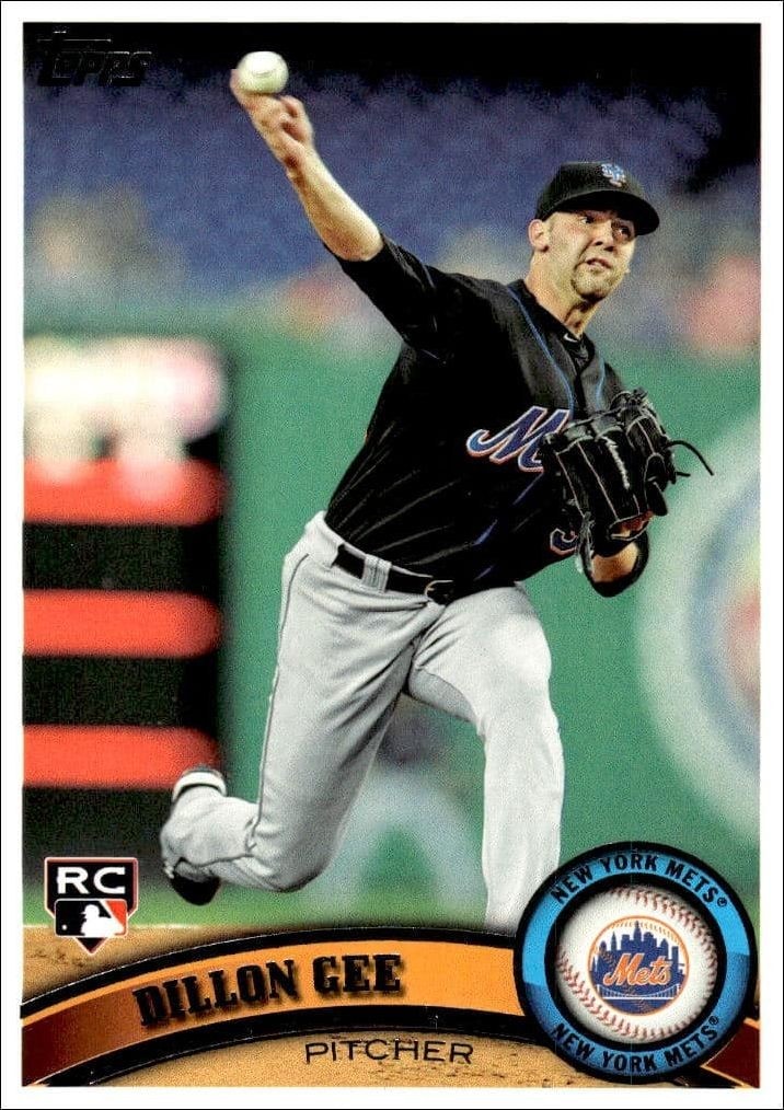 2011 Topps Series 1 Dillon Gee #203 trading card