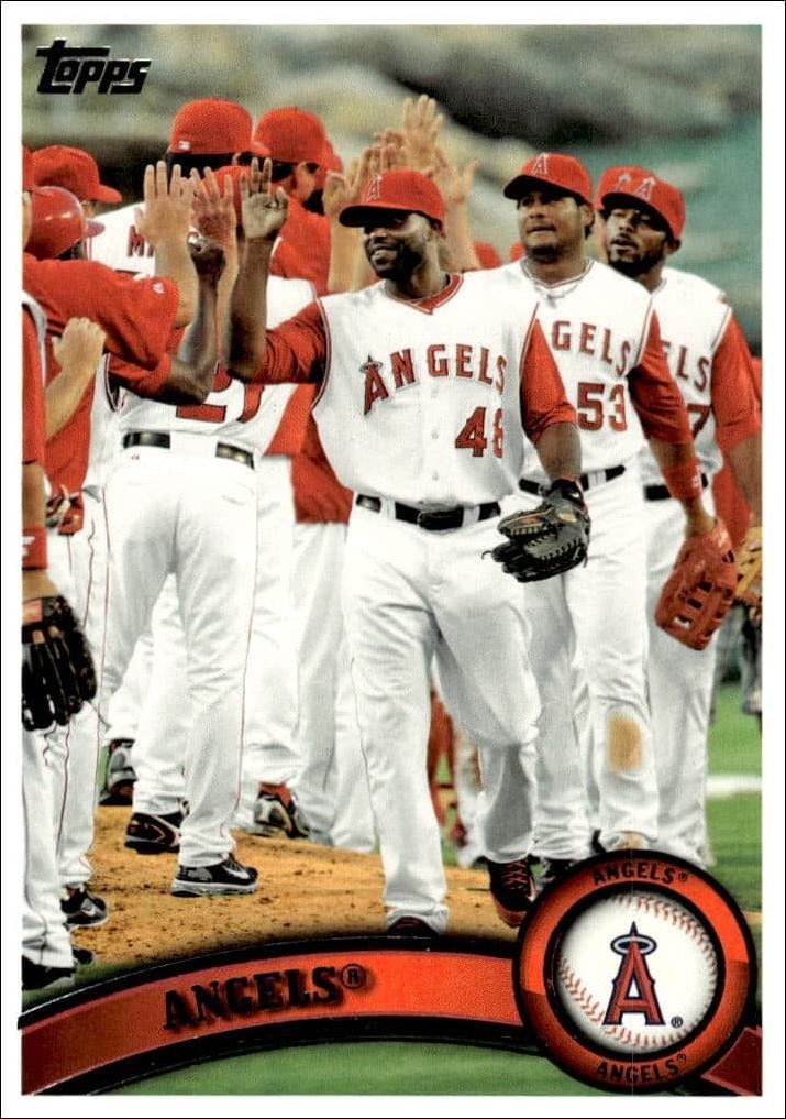 2011 Topps Series 1 Los Angeles Angels #49 trading card