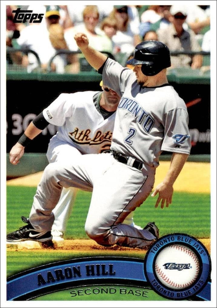 2011 Topps Series 1 Aaron Hill #197 trading card
