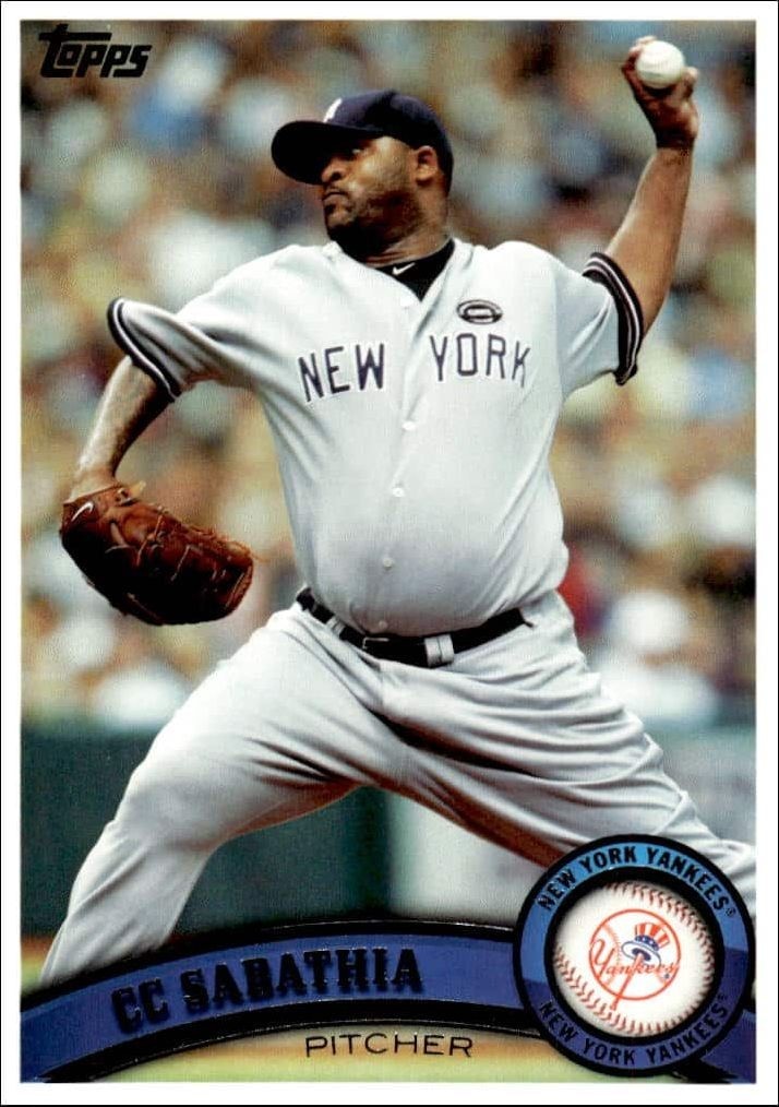 2011 Topps Series 1 CC Sabathia #102 trading card