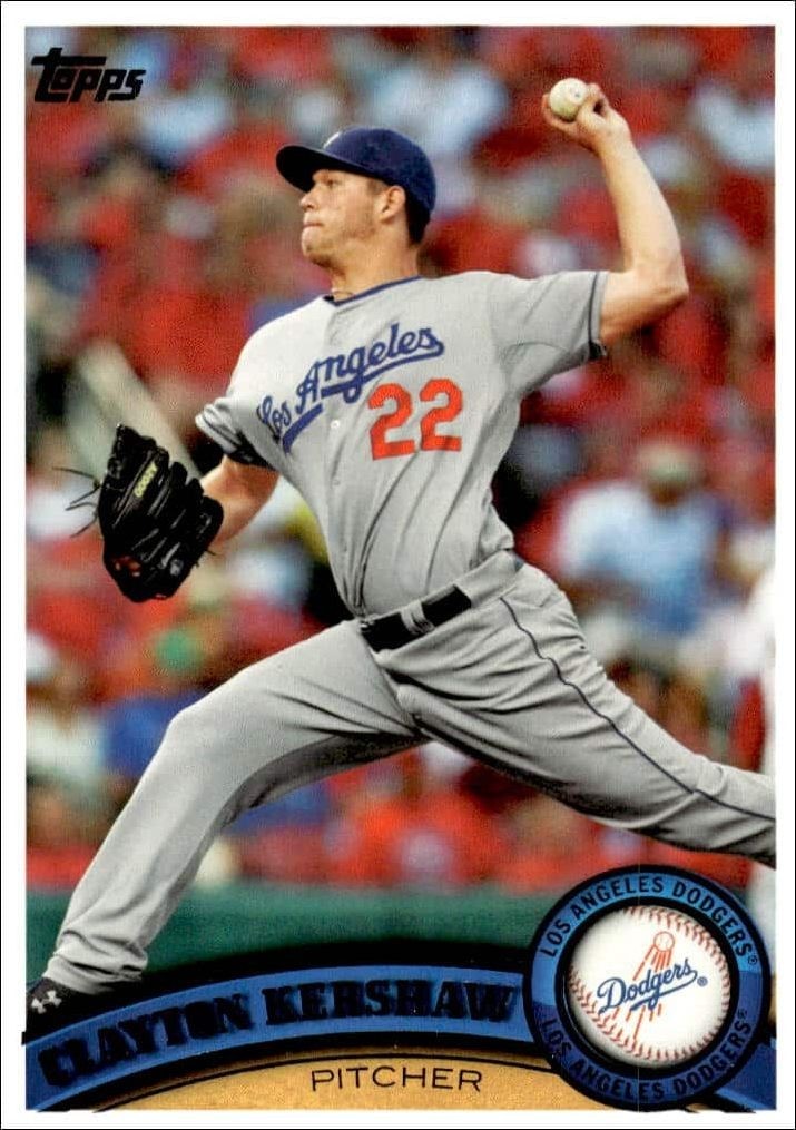 2011 Topps Series 1 Clayton Kershaw #275 trading card