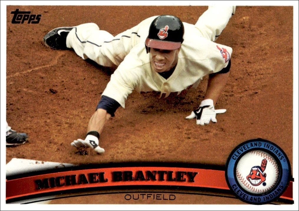 2011 Topps Series 1 Michael Brantley #274 trading card