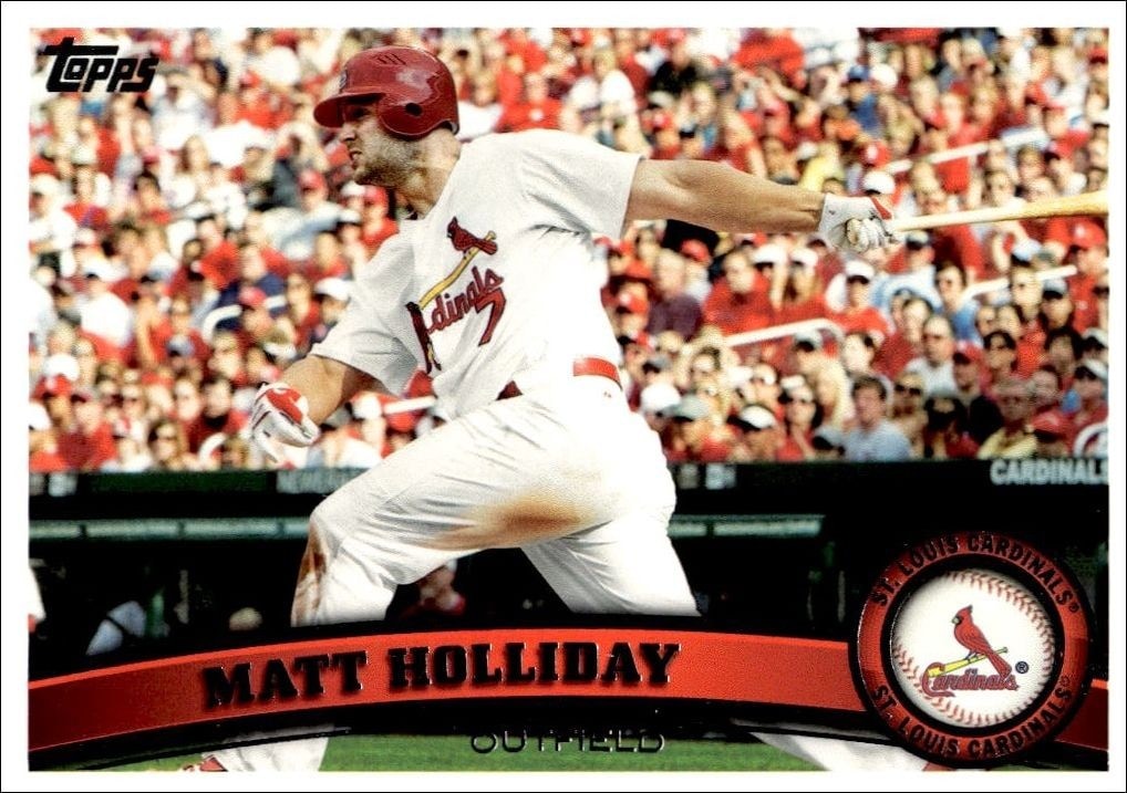 2011 Topps Series 2 Matt Holliday #490 trading card