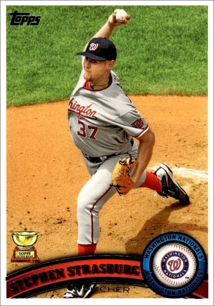 2011 Topps Series 1 Stephen Strasburg #183 trading card
