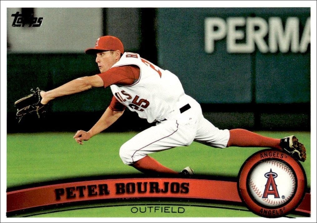 2011 Topps Series 1 Peter Bourjos #185 trading card