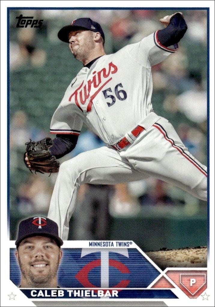 2023 Topps Update Series Caleb Thielbar #US258 trading card