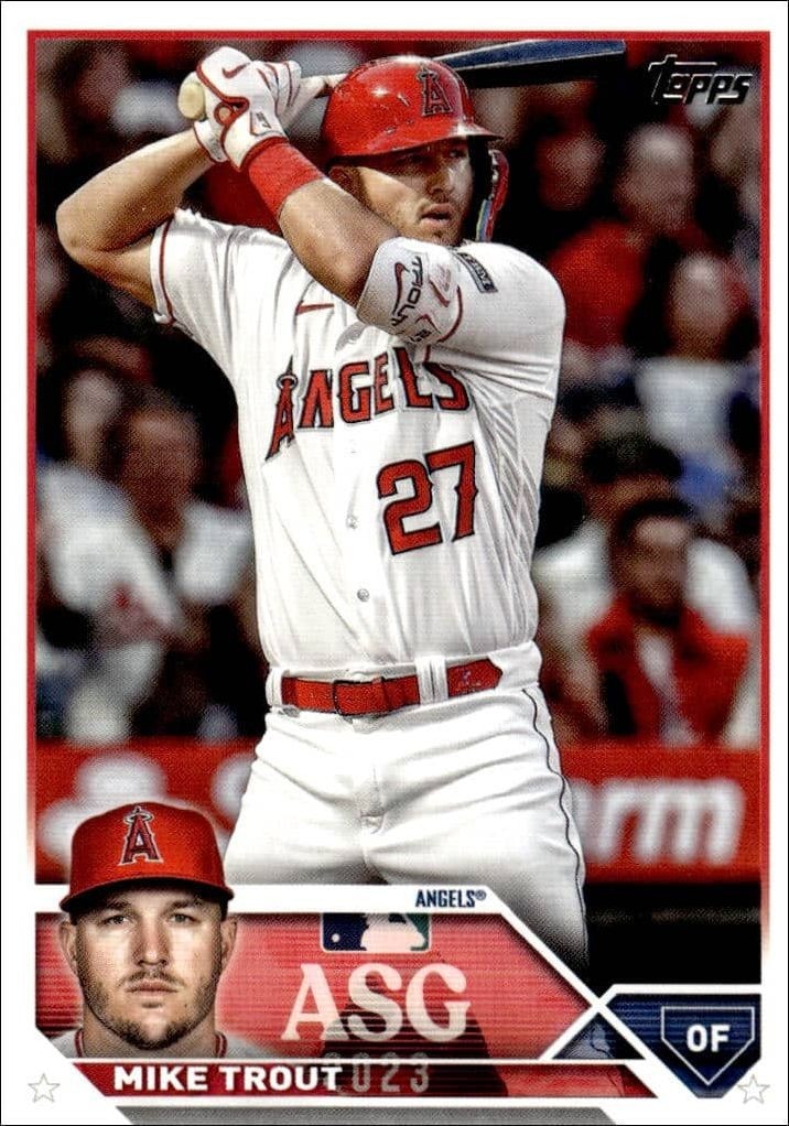 2023 Topps Update Series Mike Trout #ASG-18 trading card