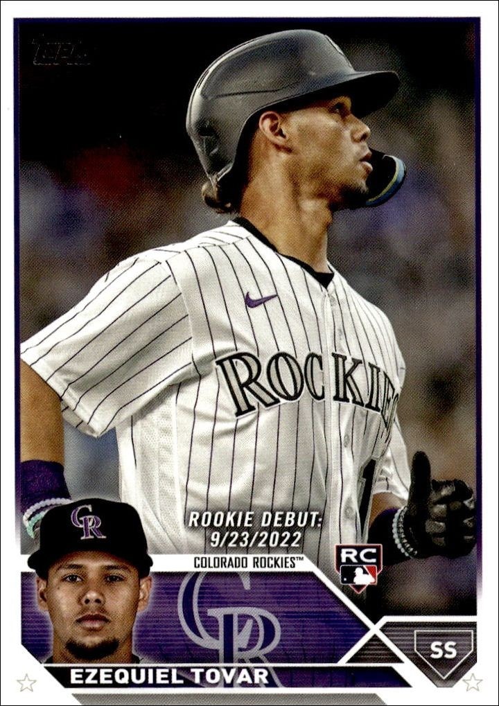 2023 Topps Update Series Ezequiel Tovar #US283 trading card