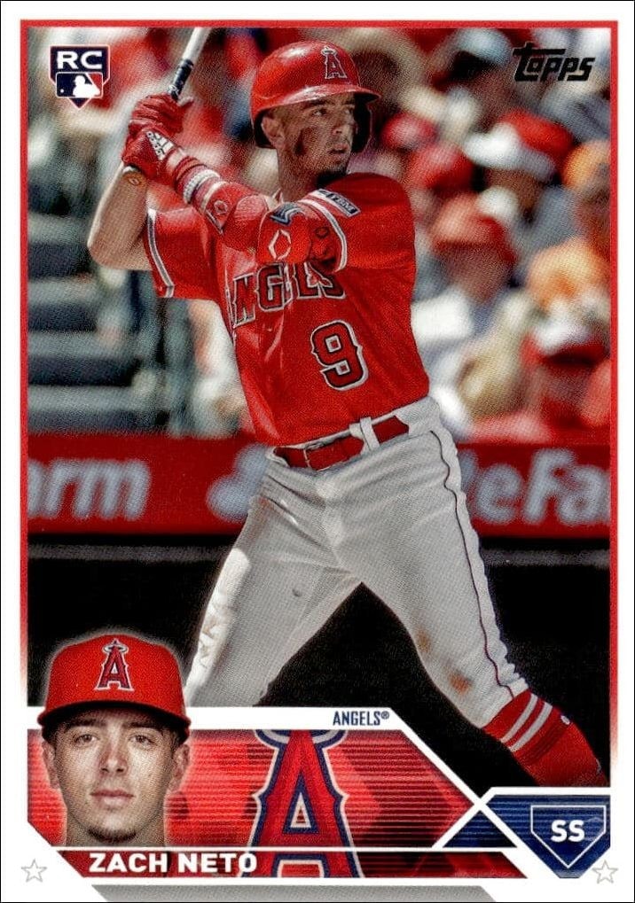 2023 Topps Update Series Zach Neto #US98 trading card