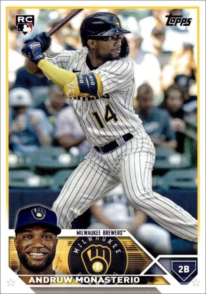2023 Topps Update Series Andruw Monasterio #US74 trading card