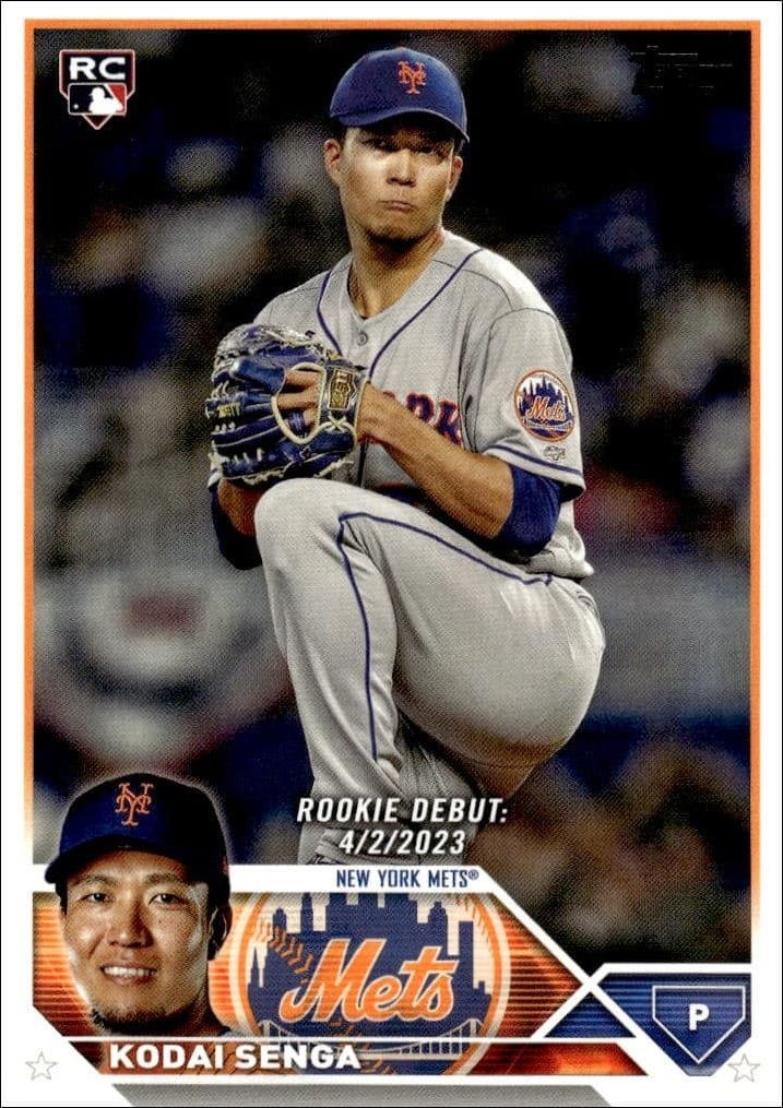 2023 Topps Update Series Kodai Senga #US20 trading card