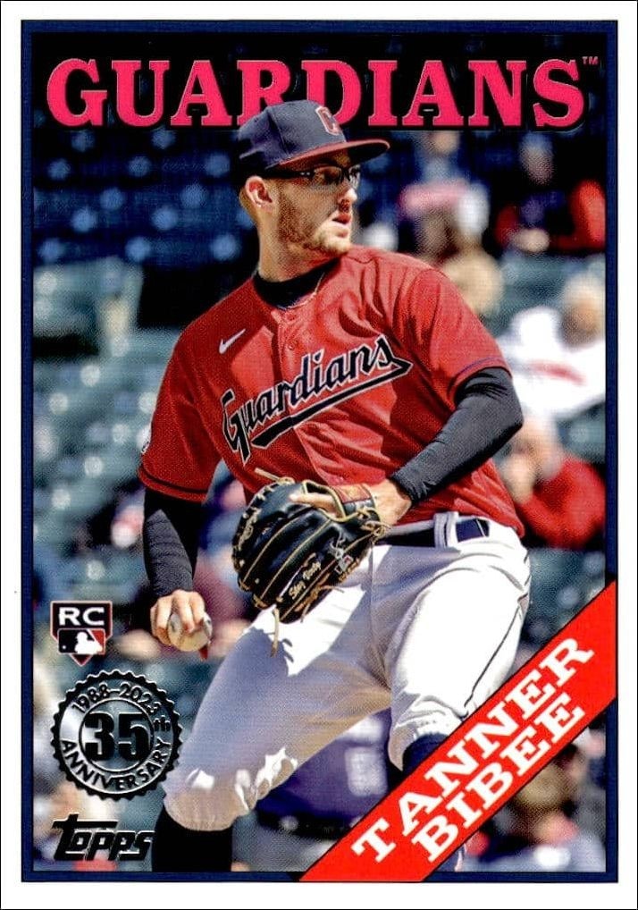2023 Topps Update Series Tanner Bibee #88US-16 trading card