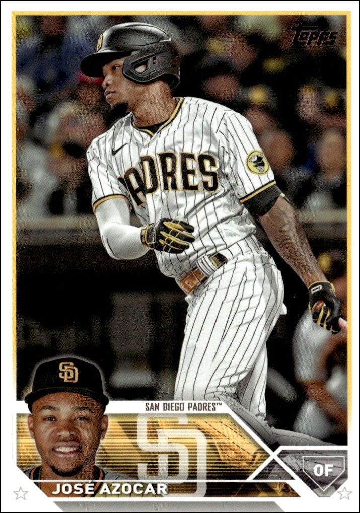 2023 Topps Update Series Jose Azocar #US81 trading card
