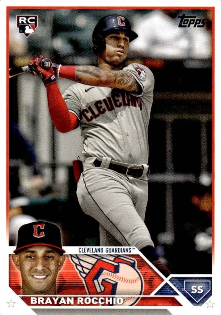 2023 Topps Update Series Brayan Rocchio #US214 trading card