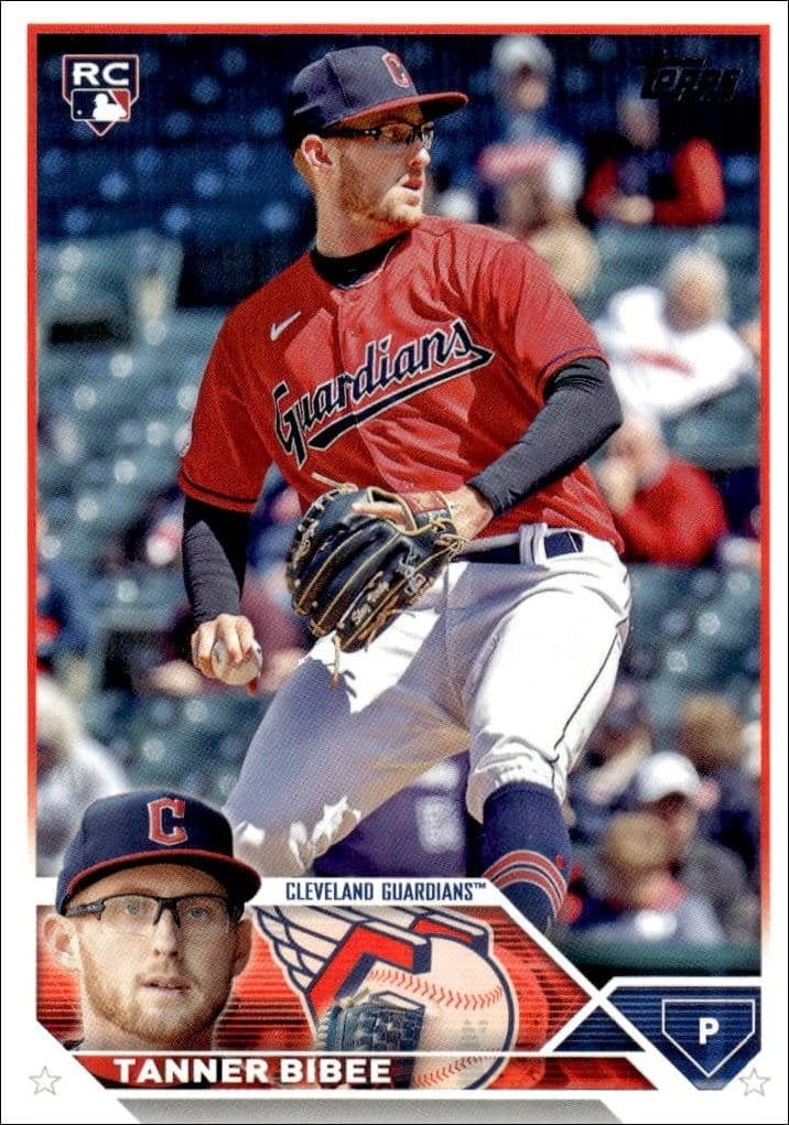 2023 Topps Update Series Tanner Bibee #US168 trading card