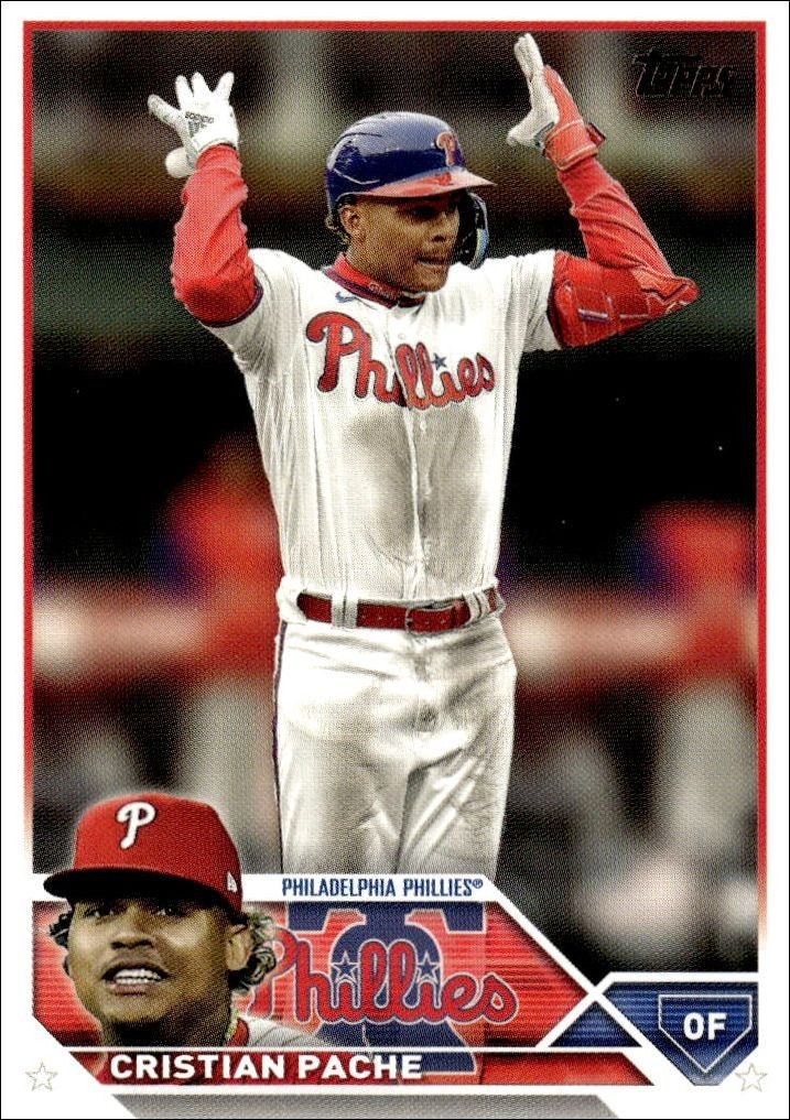2023 Topps Update Series Cristian Pache #US154 trading card