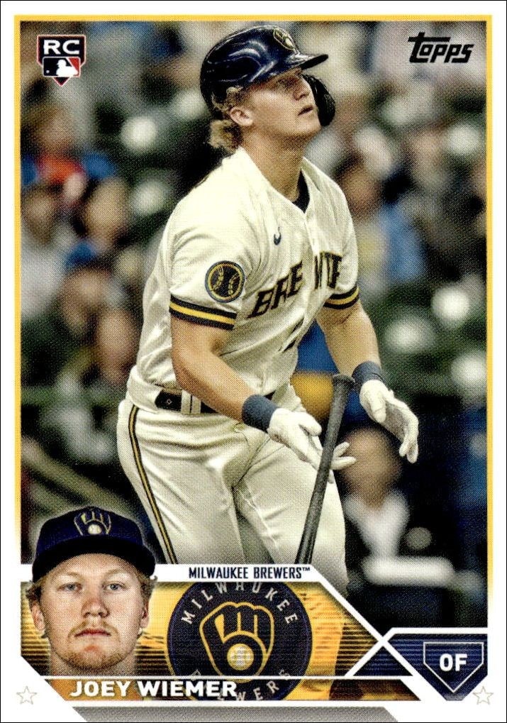 2023 Topps Update Series Joey Wiemer #US245 trading card