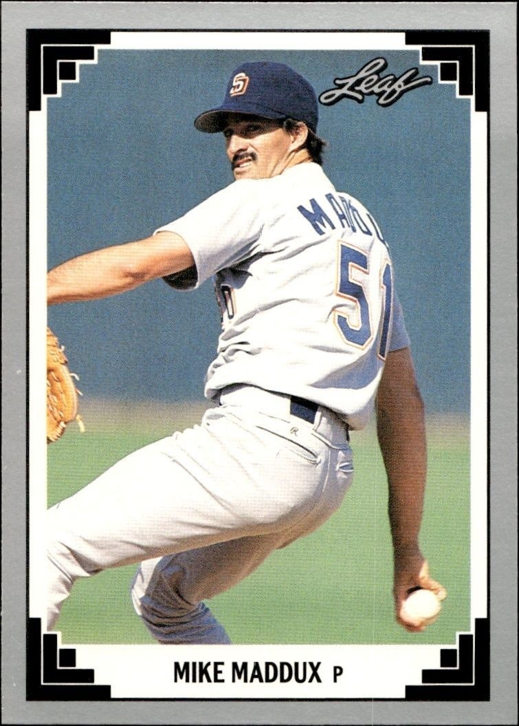 1991 Leaf Mike Maddux #300 trading card