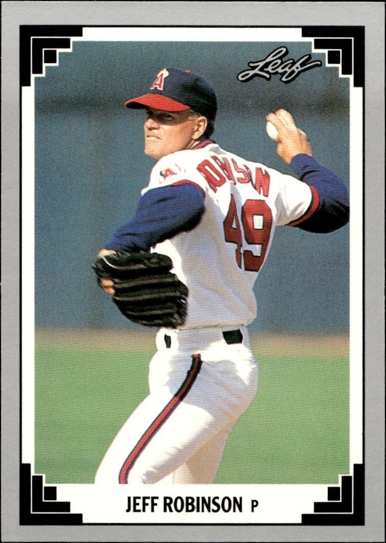 1991 Leaf Jeff M. Robinson #307 trading card