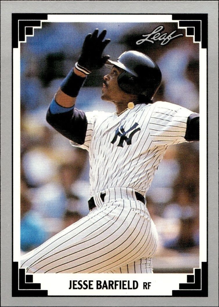 1991 Leaf Jesse Barfield #308 trading card