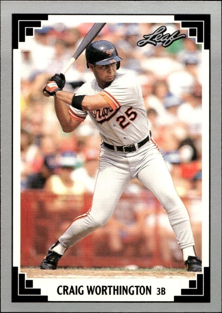 1991 Leaf Craig Worthington #298 trading card