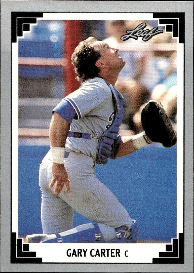1991 Leaf Gary Carter #457 trading card