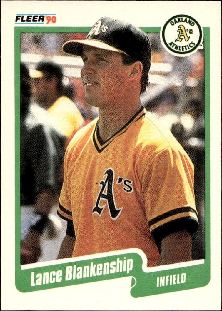 1990 Fleer Lance Blankenship #1 trading card