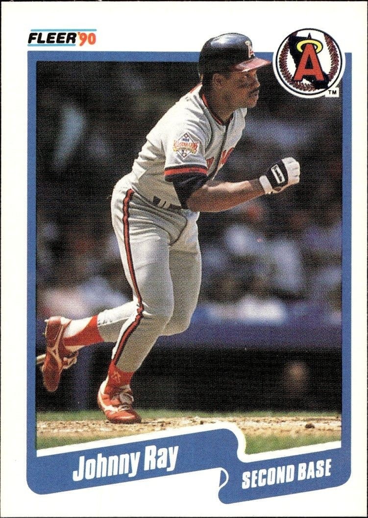 1990 Fleer Johnny Ray #143 trading card