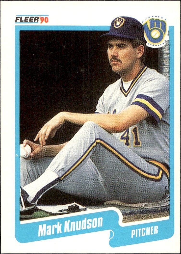 1990 Fleer Mark Knudson #327 trading card