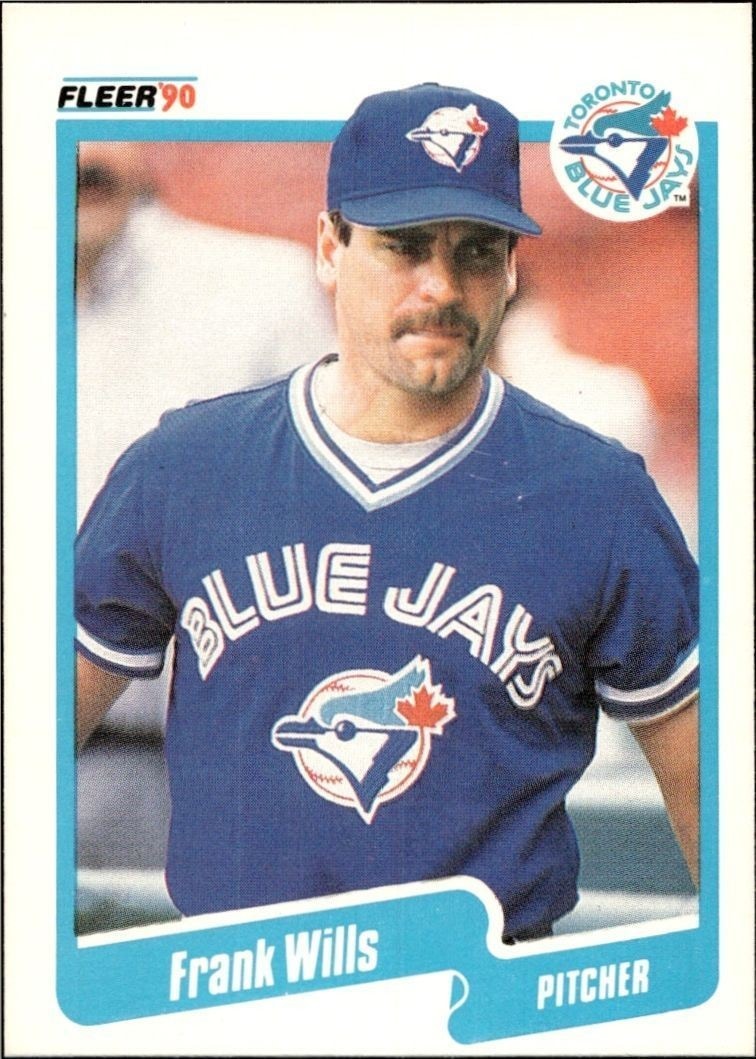 1990 Fleer Frank Wills #98 trading card