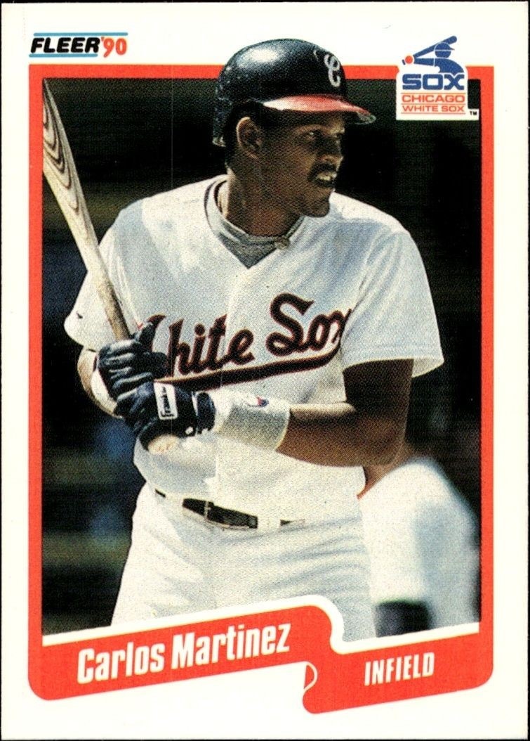 1990 Fleer Carlos Martinez #540 trading card