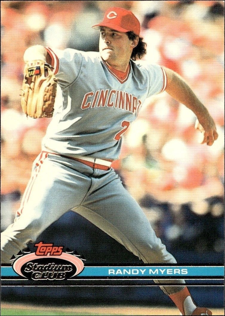 1991 Topps Stadium Club Randy Myers #275 trading card
