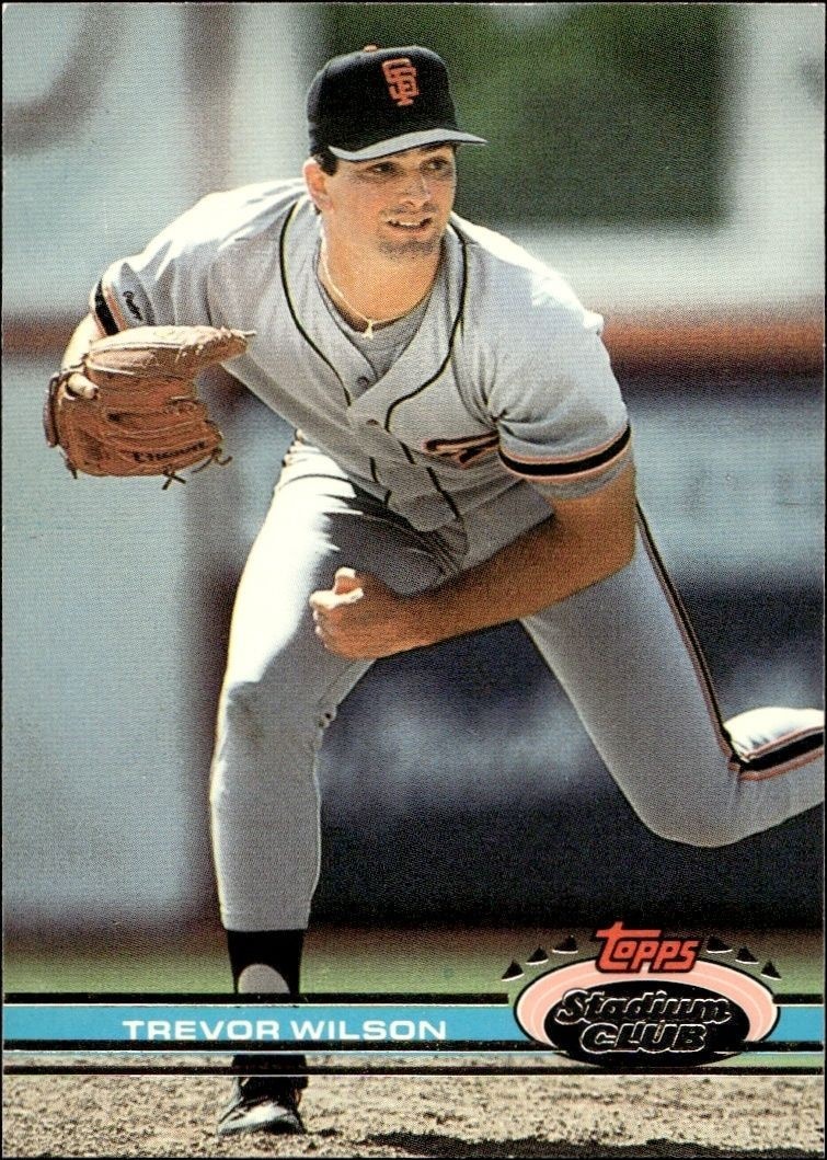 1991 Topps Stadium Club Trevor Wilson #212 trading card
