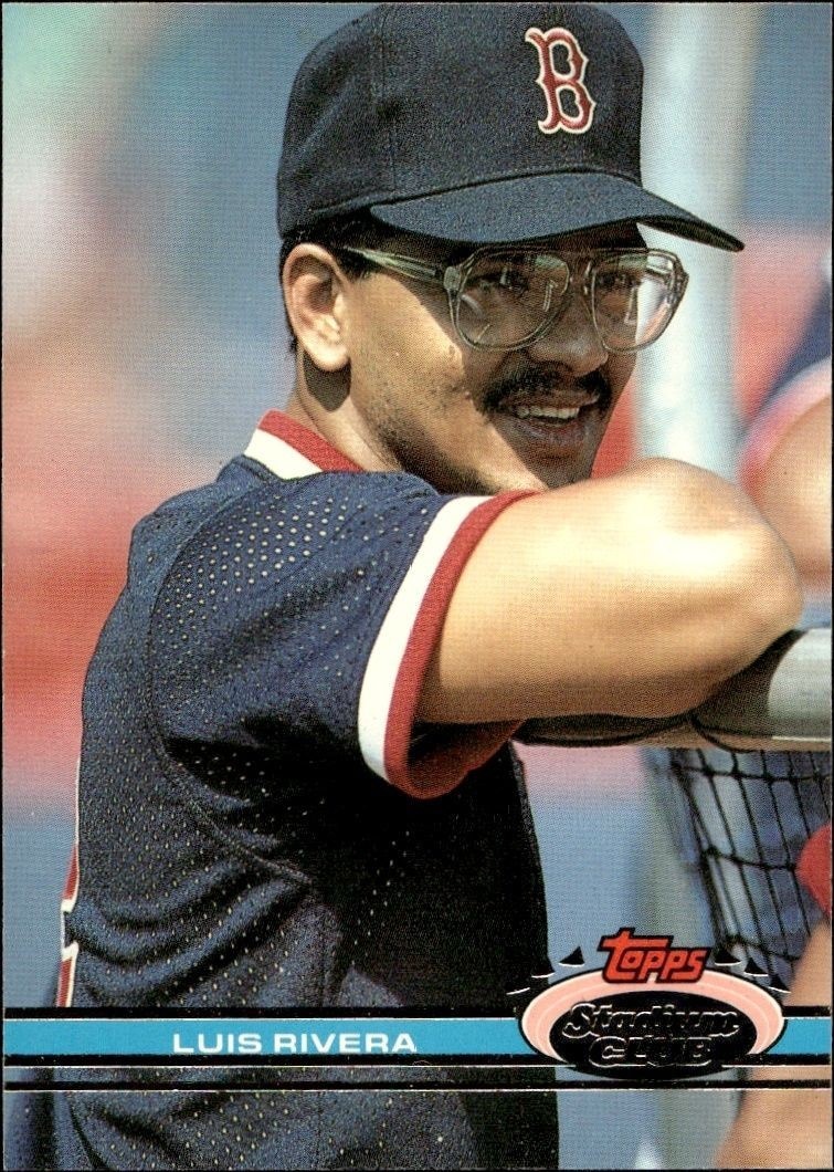 1991 Topps Stadium Club Luis Rivera #55 trading card