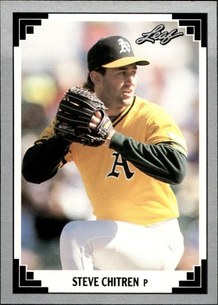 1991 Leaf Steve Chitren #486 trading card