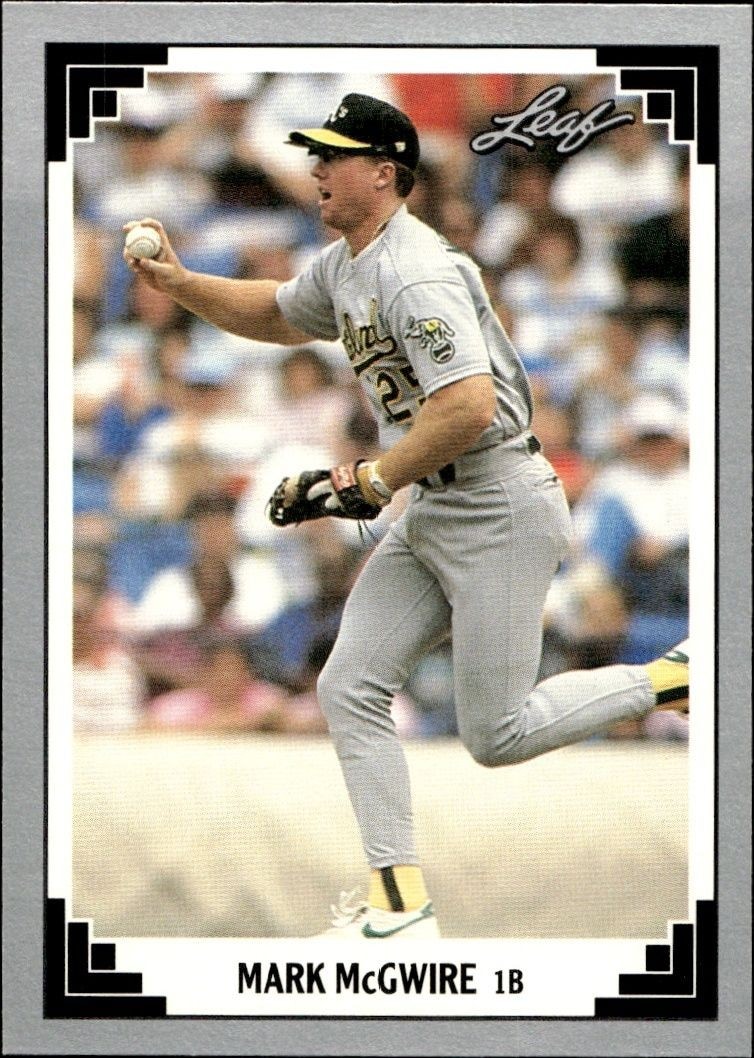 1991 Leaf Mark McGwire #487 trading card