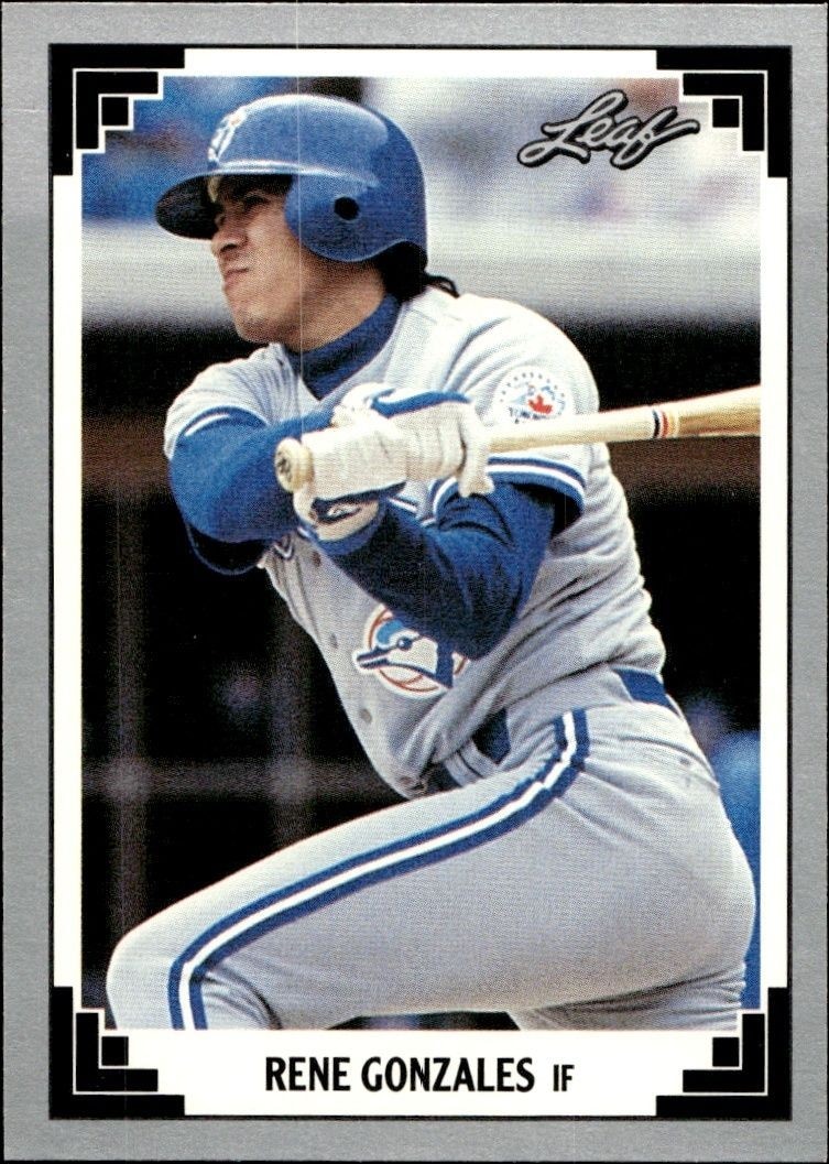 1991 Leaf Rene Gonzales #490 trading card