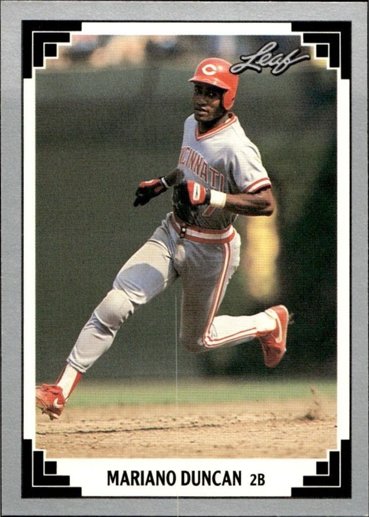 1991 Leaf Mariano Duncan #494 trading card