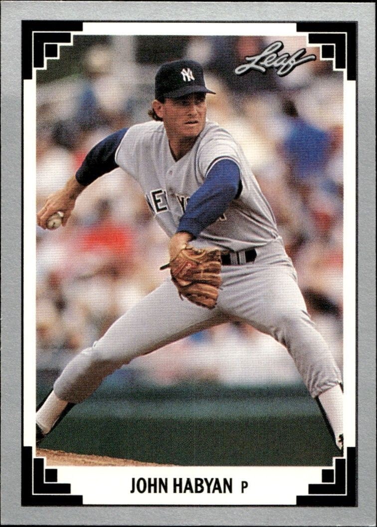 1991 Leaf John Habyan #480 trading card