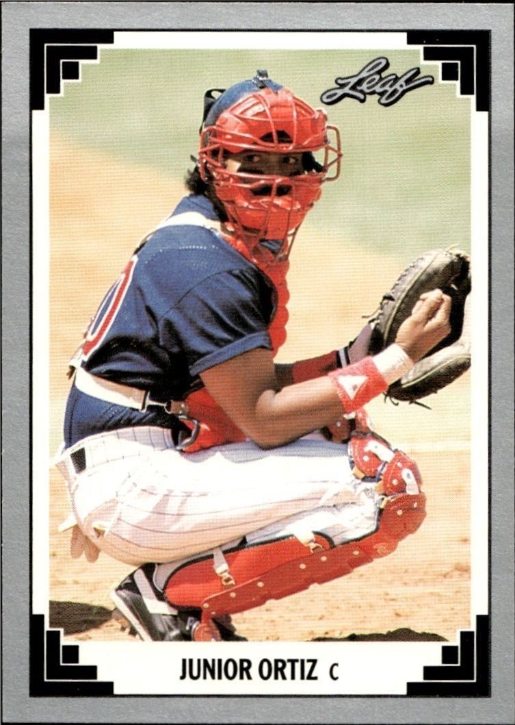 1991 Leaf Junior Ortiz #498 trading card