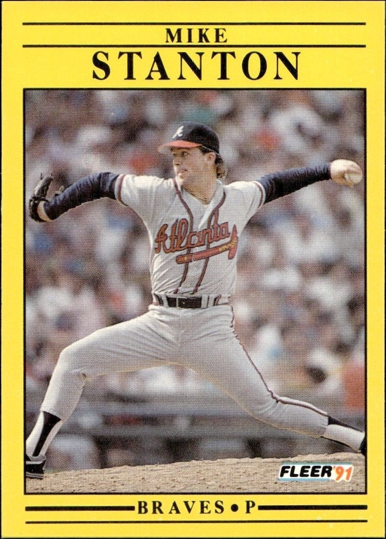 1991 Fleer Mike Stanton #705 trading card