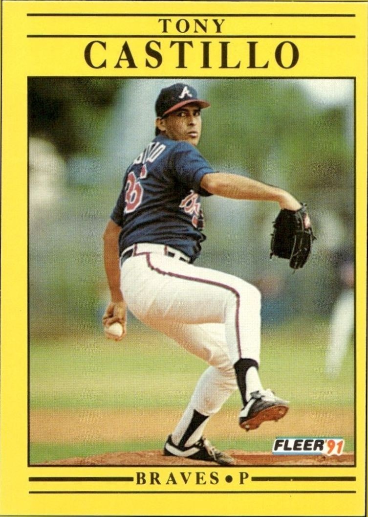 1991 Fleer Tony Castillo #685 trading card