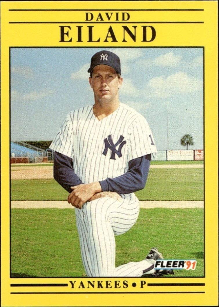 1991 Fleer David Eiland #661 trading card