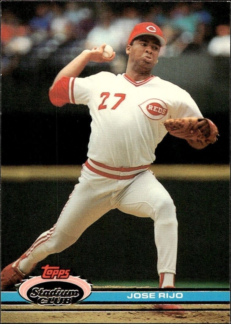 1991 Topps Stadium Club Jose Rijo #11 trading card
