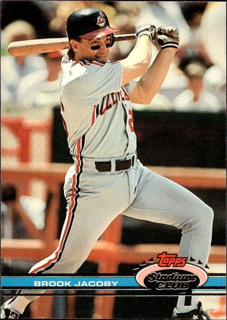 1991 Topps Stadium Club Brook Jacoby #286 trading card