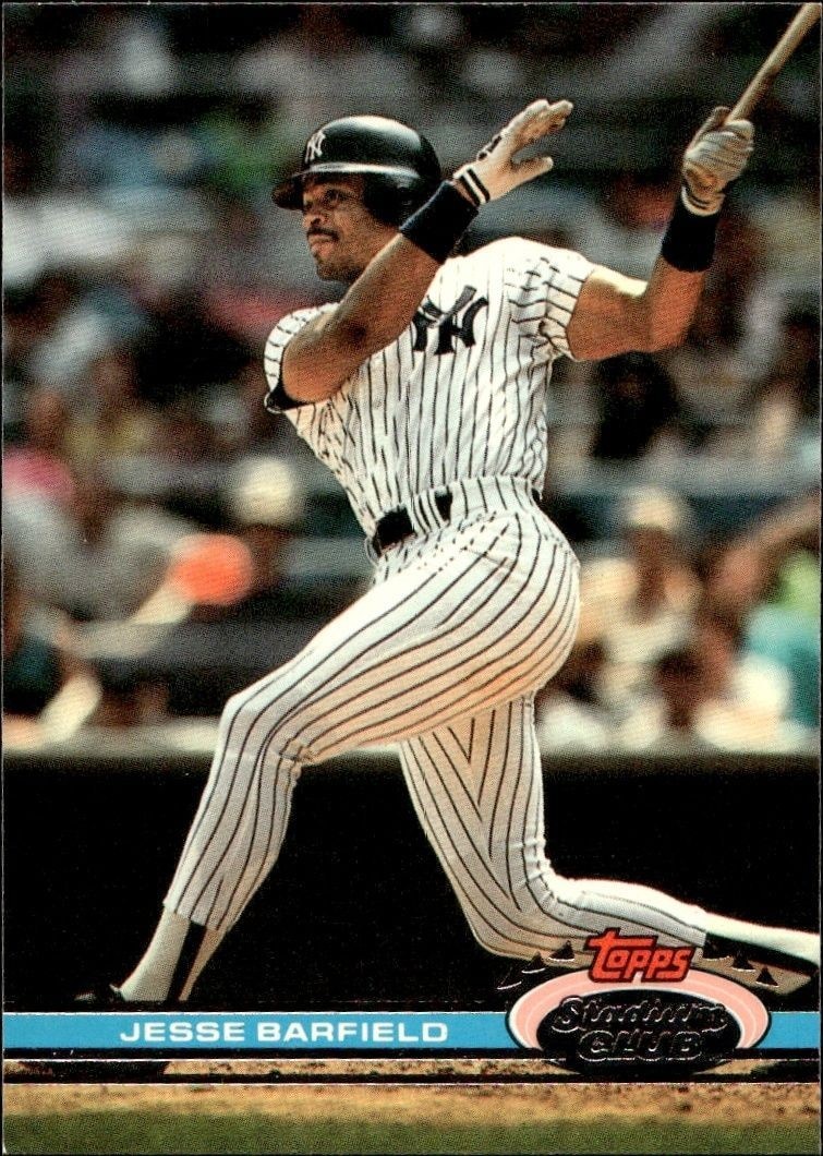 1991 Topps Stadium Club Jesse Barfield #103 trading card