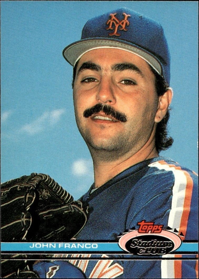 1991 Topps Stadium Club John Franco #22 trading card
