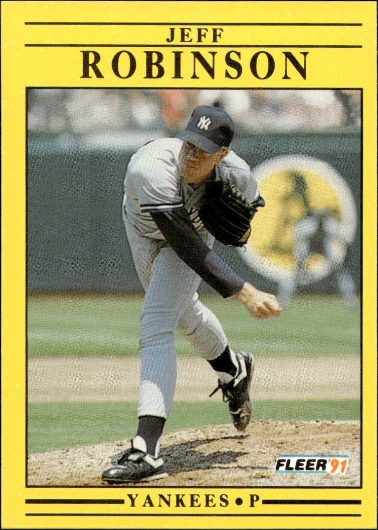 1991 Fleer Jeff M. Robinson #678 trading card