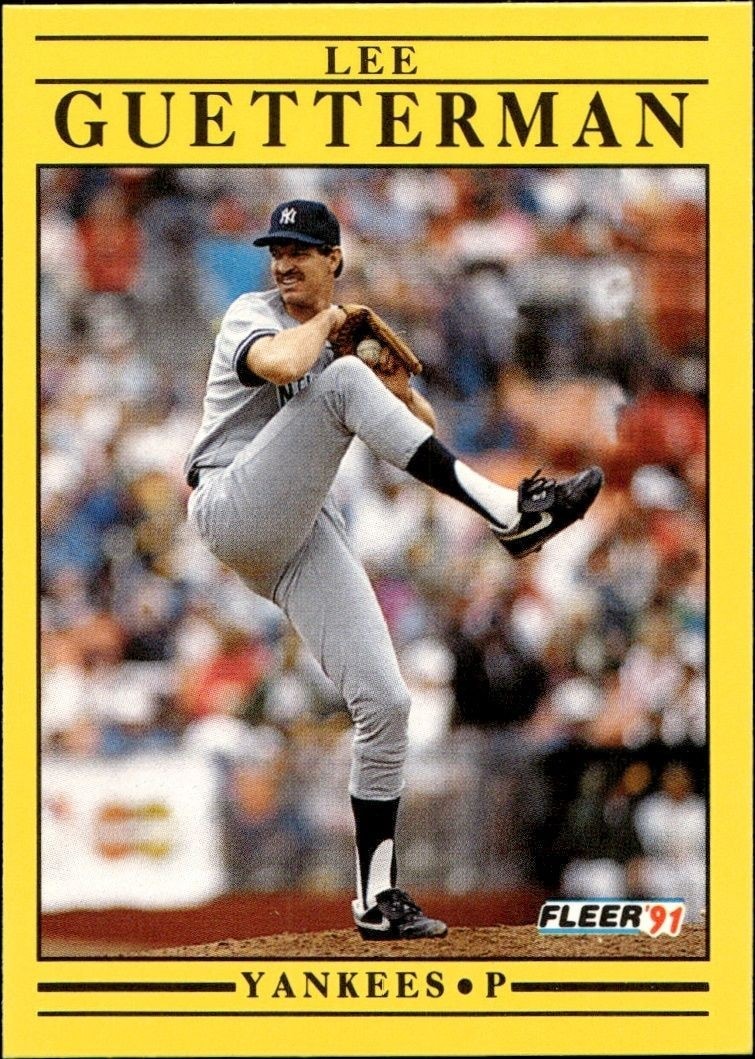 1991 Fleer Lee Guetterman #664 trading card