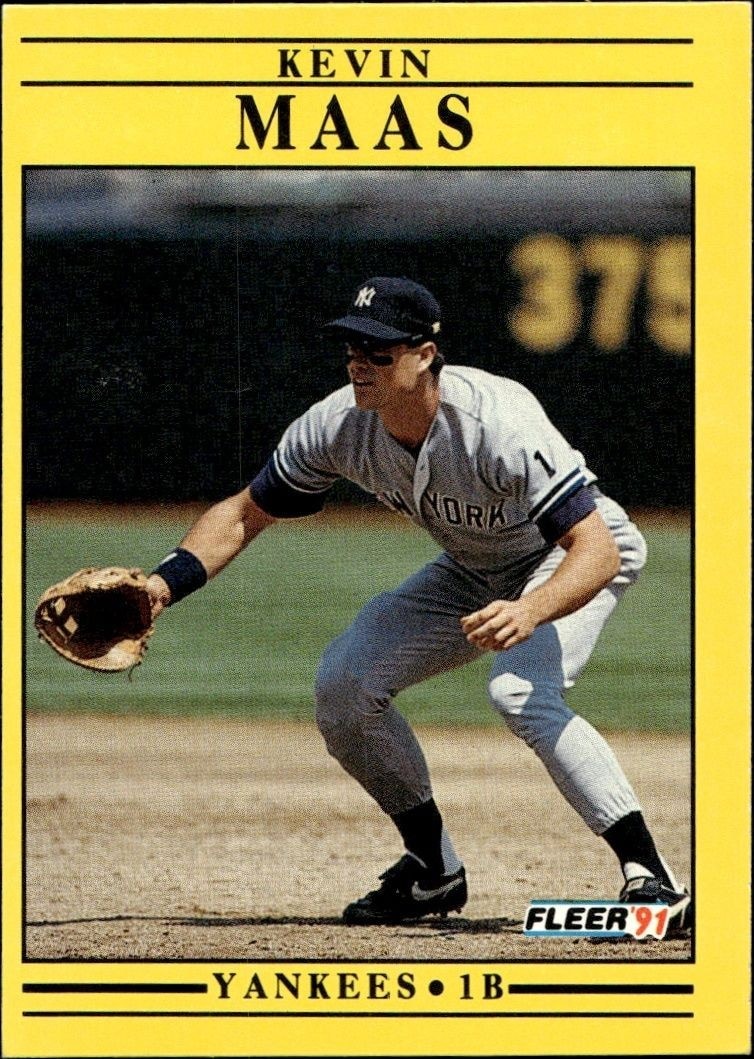 1991 Fleer Kevin Maas #672 trading card